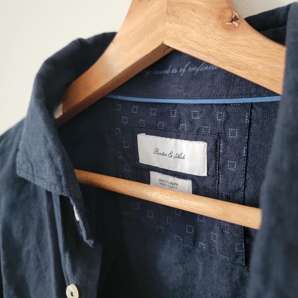 Porter & Ash Linen Shirt Size L
